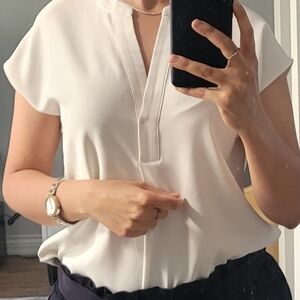 H&M Elegant White Women's Top